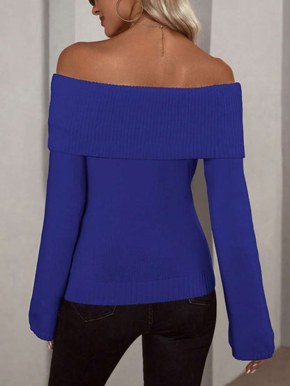 Drop-Shoulder Sweater