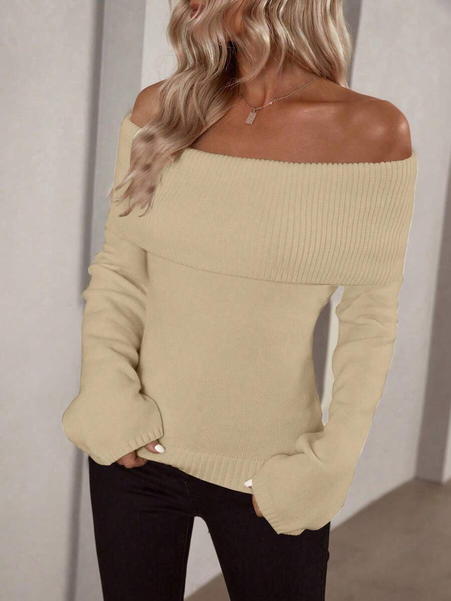 Drop-Shoulder Sweater