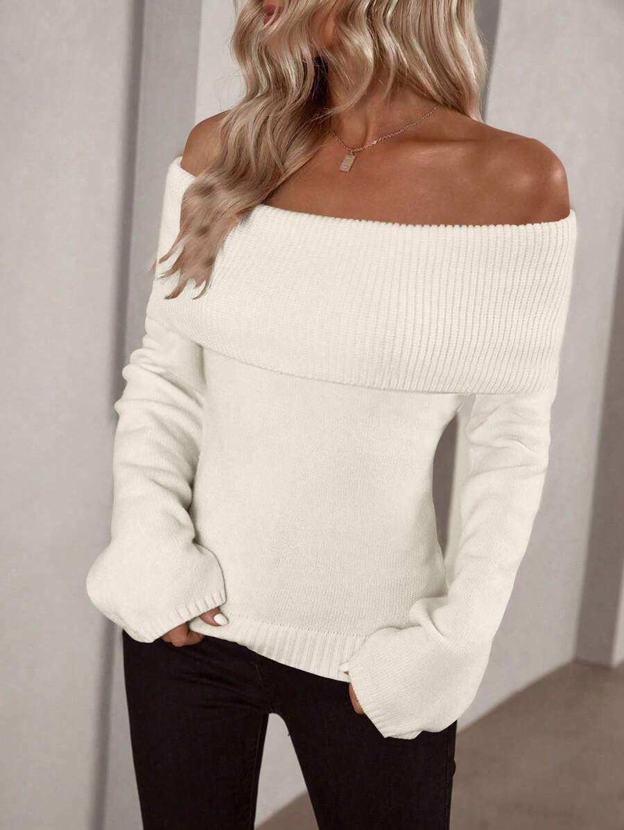 Drop-Shoulder Sweater