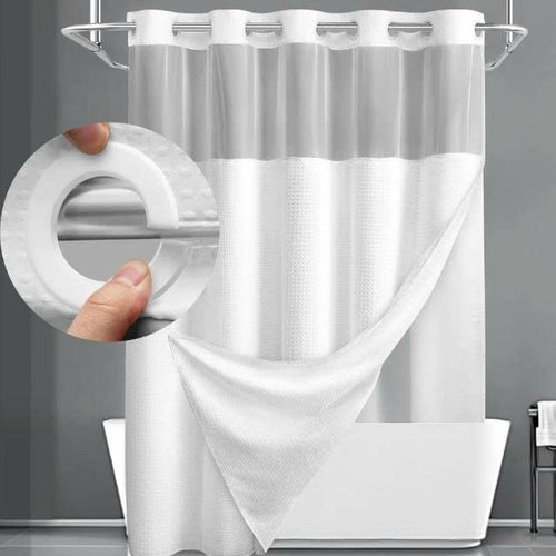 Avenis No-Hook Shower Curtain