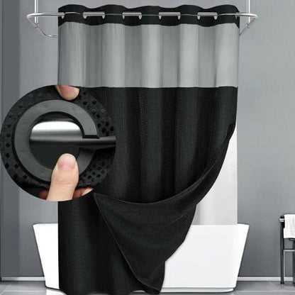 Avenis No-Hook Shower Curtain