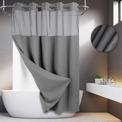 Avenis No-Hook Shower Curtain