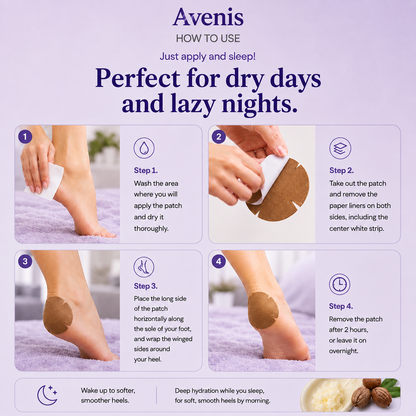 Avenis Shea Butter Heel Patches