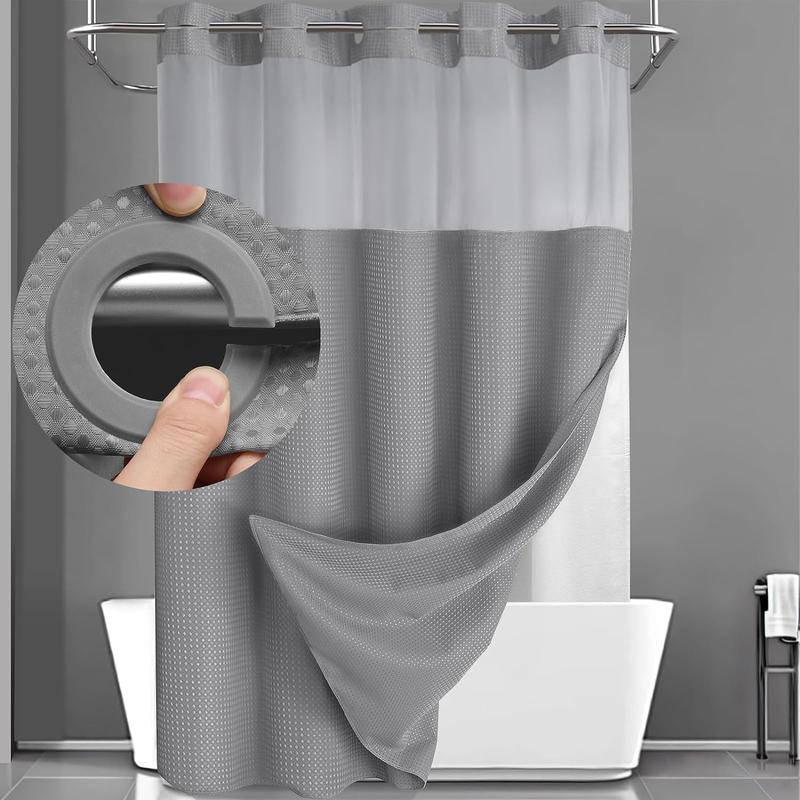Avenis No-Hook Shower Curtain